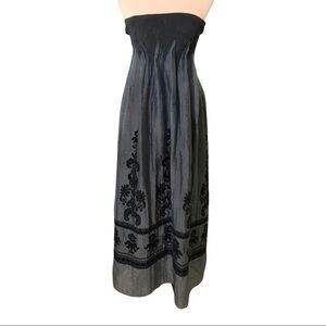 Lapis Maxi dress with smocking and detachable strap🎉